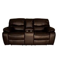 Premium Blake Two Seater Manual Recliner Sofa with Center Cupholders